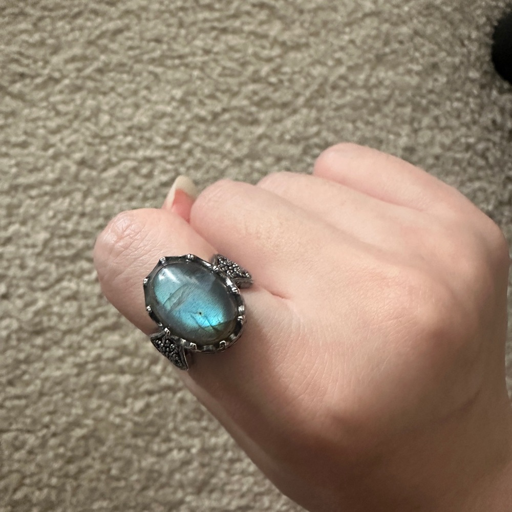 Labradorite Statement Ring - Picture 3 of 4